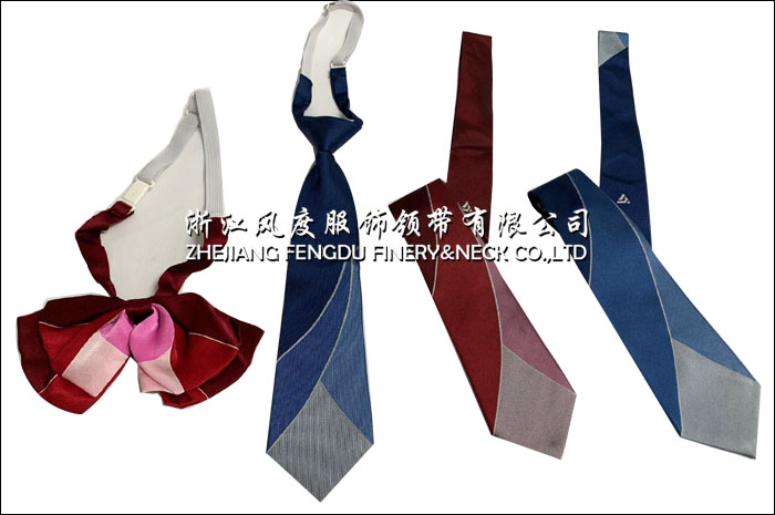 色織真絲領(lǐng)帶 真絲領(lǐng)花 標記